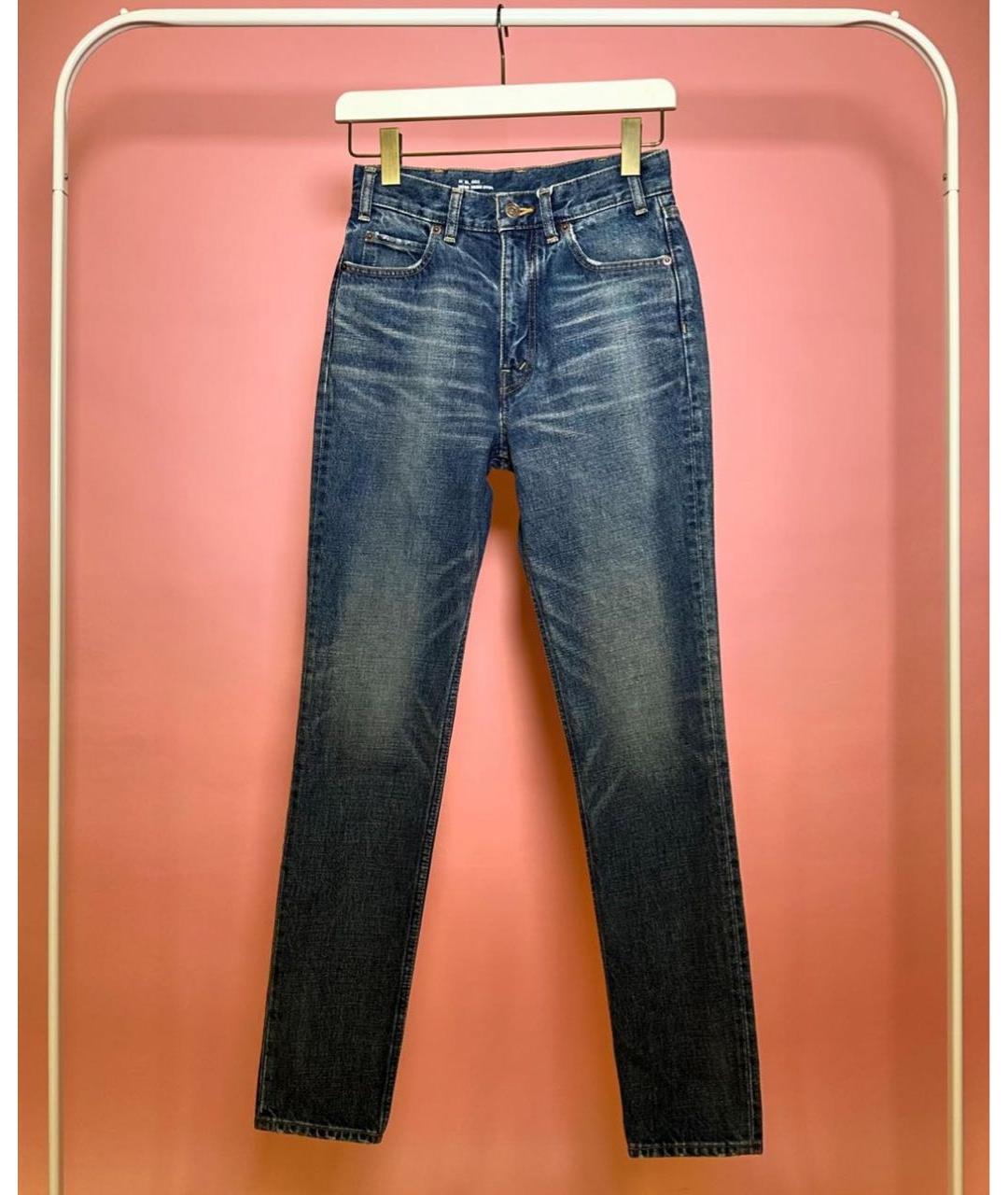 CELINE PRE-OWNED Хлопковые прямые джинсы, фото 2