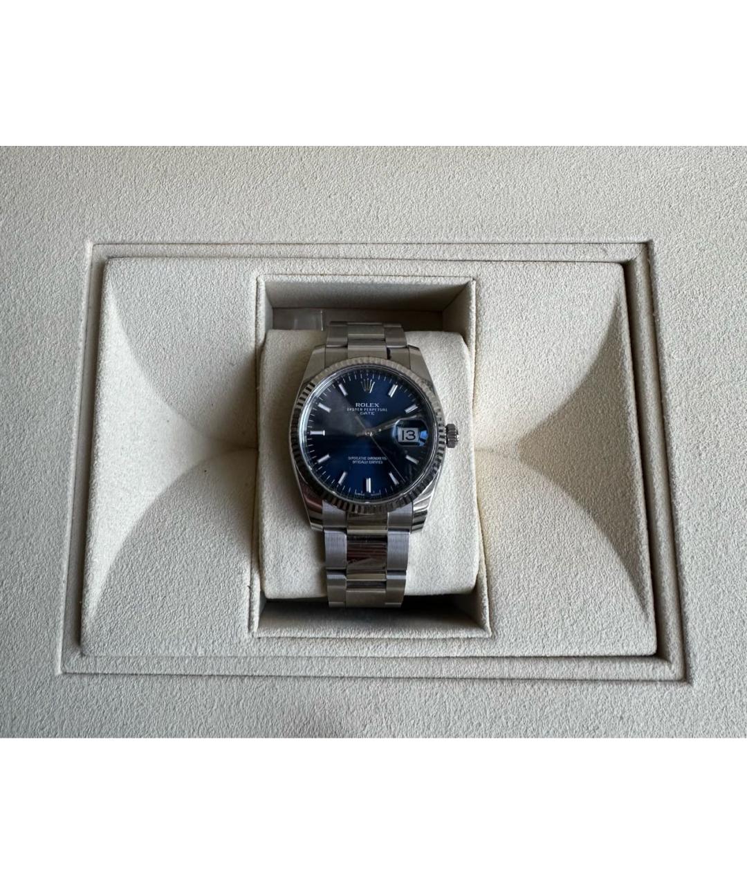 ROLEX Серебряные металлические часы, фото 5
