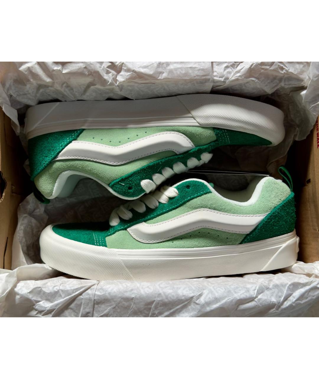 VANS Зеленые замшевые кроссовки, фото 2