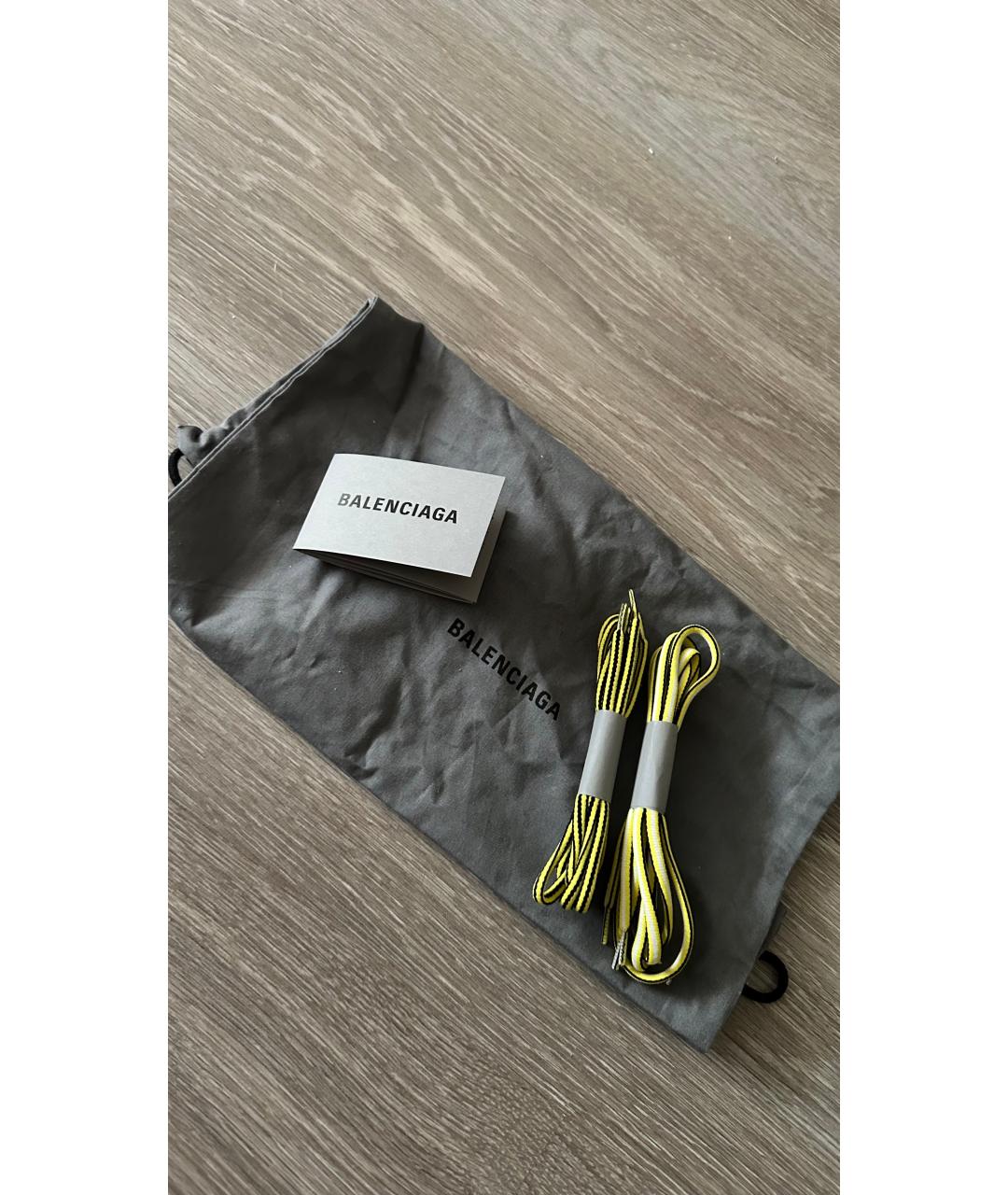 BALENCIAGA Желтые кроссовки, фото 6