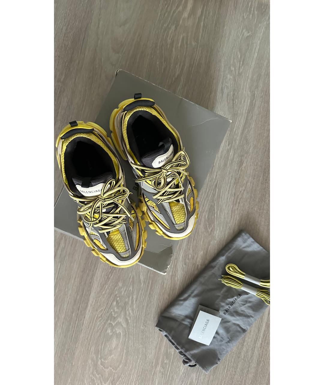 BALENCIAGA Желтые кроссовки, фото 3
