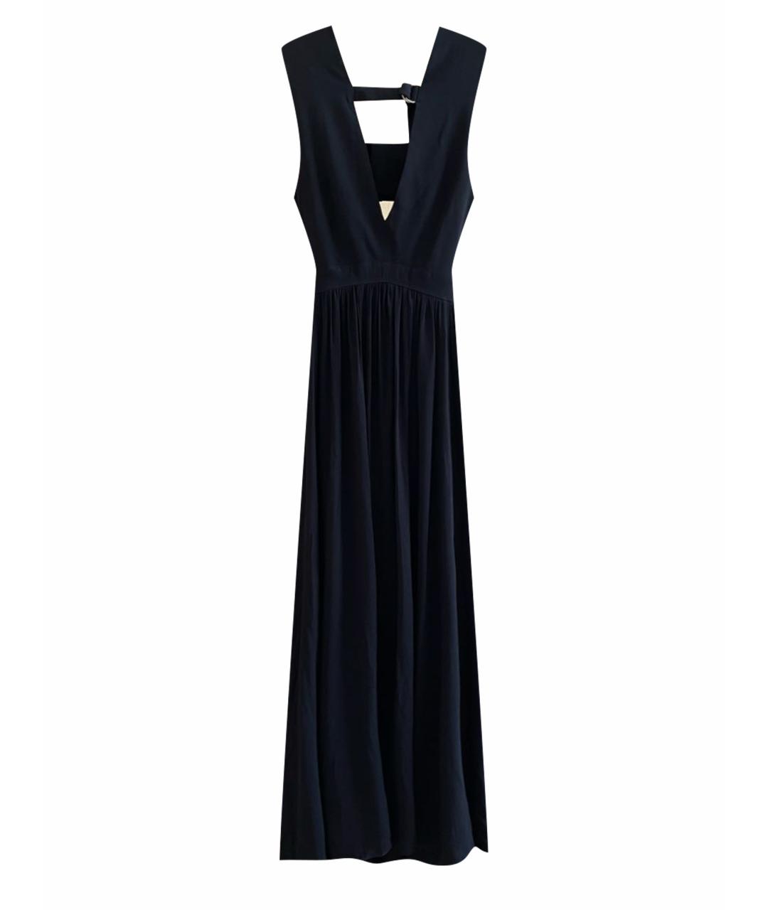 PROENZA SCHOULER Черное шифоновое вечернее платье, фото 1