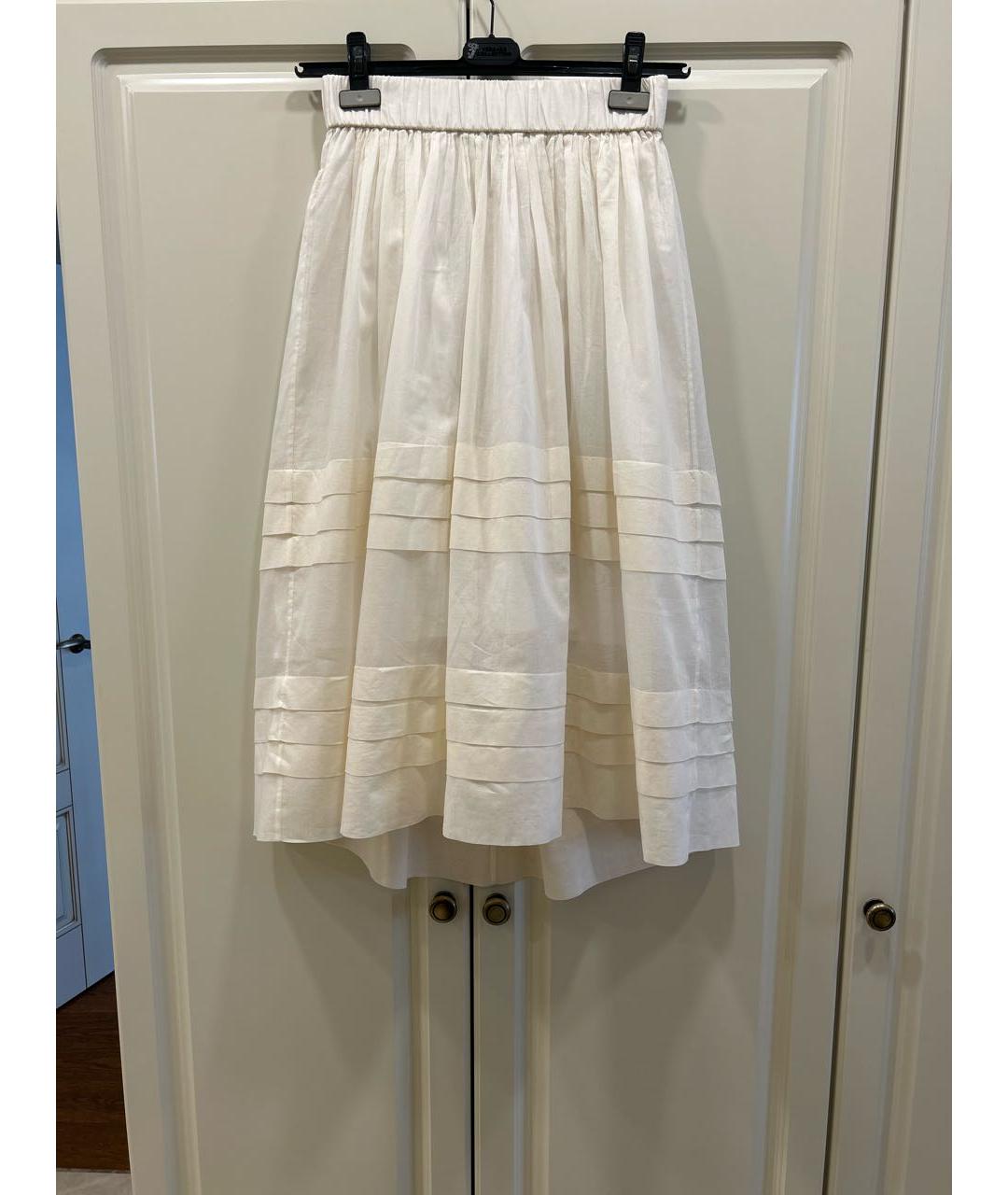 PESERICO Хлопковая юбка миди, фото 5