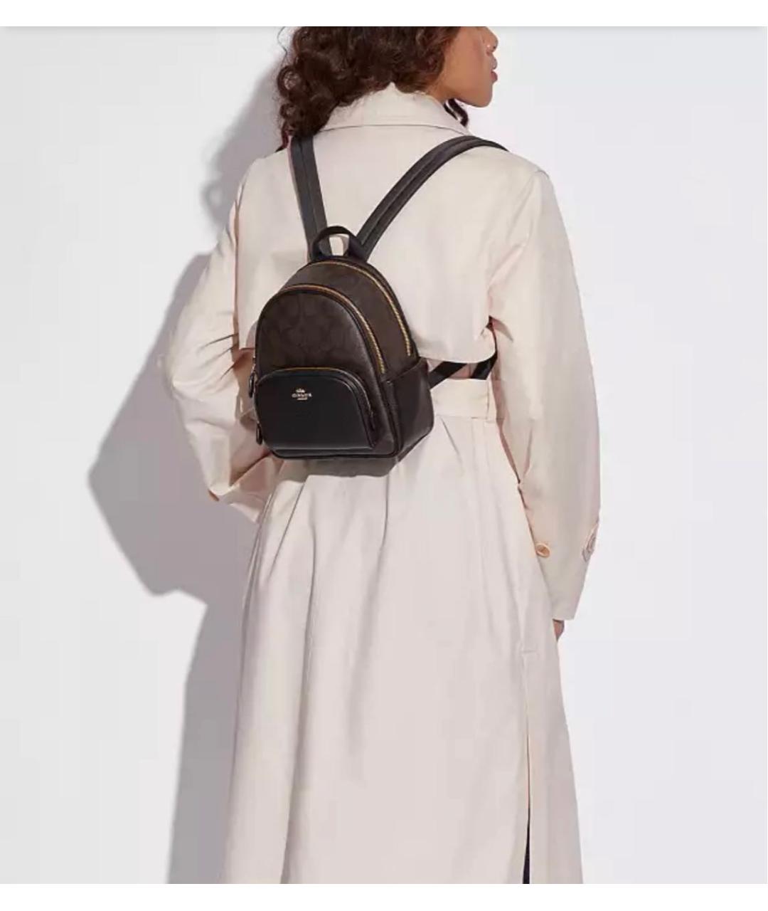 COACH Коричневый рюкзак, фото 6