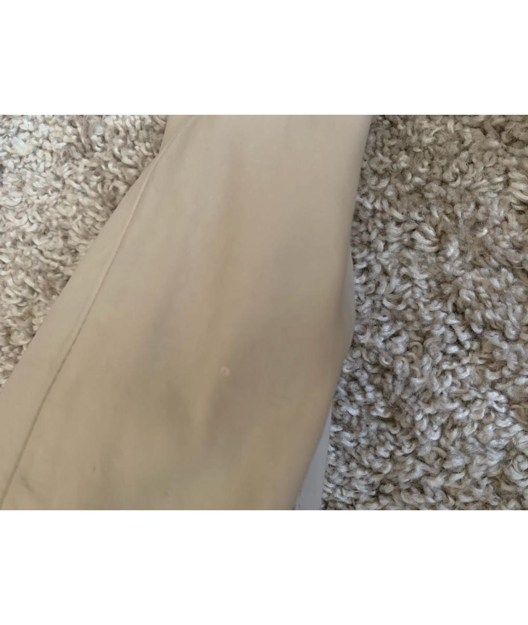 WALTER BAKER Бежевая кожаная куртка, фото 7