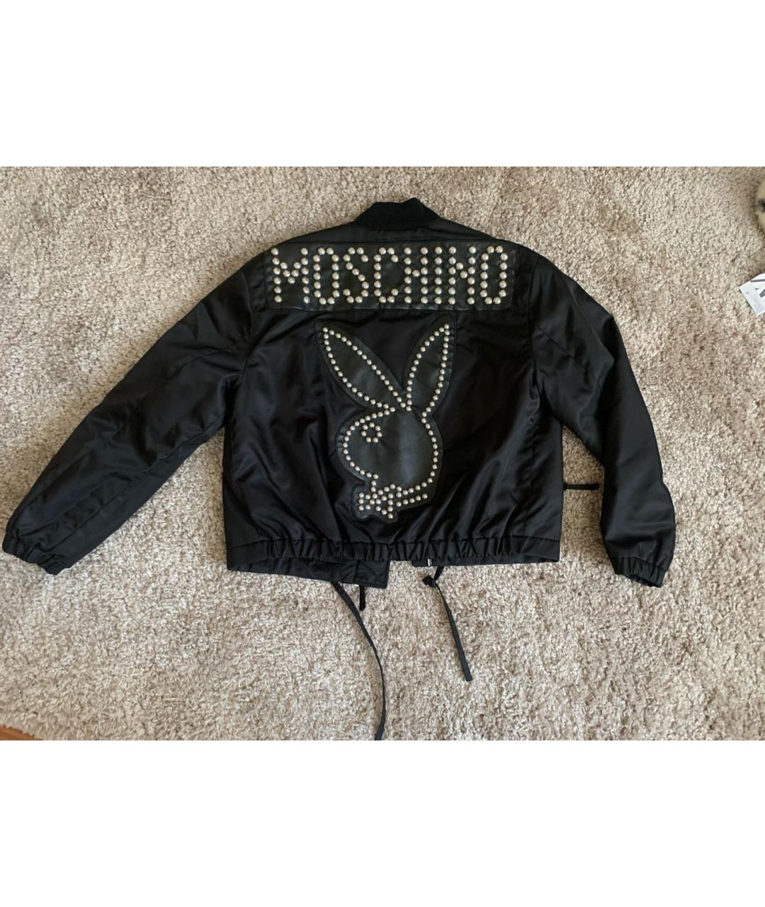 MOSCHINO Черная куртка, фото 2