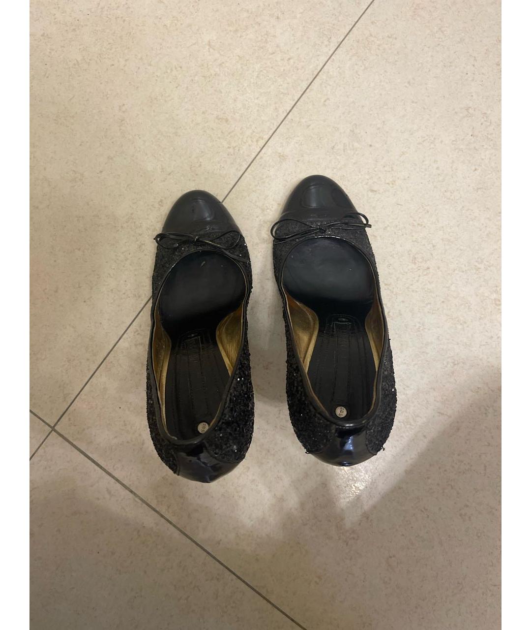 GIAN MARCO LORENZI Черные туфли из лакированной кожи, фото 3