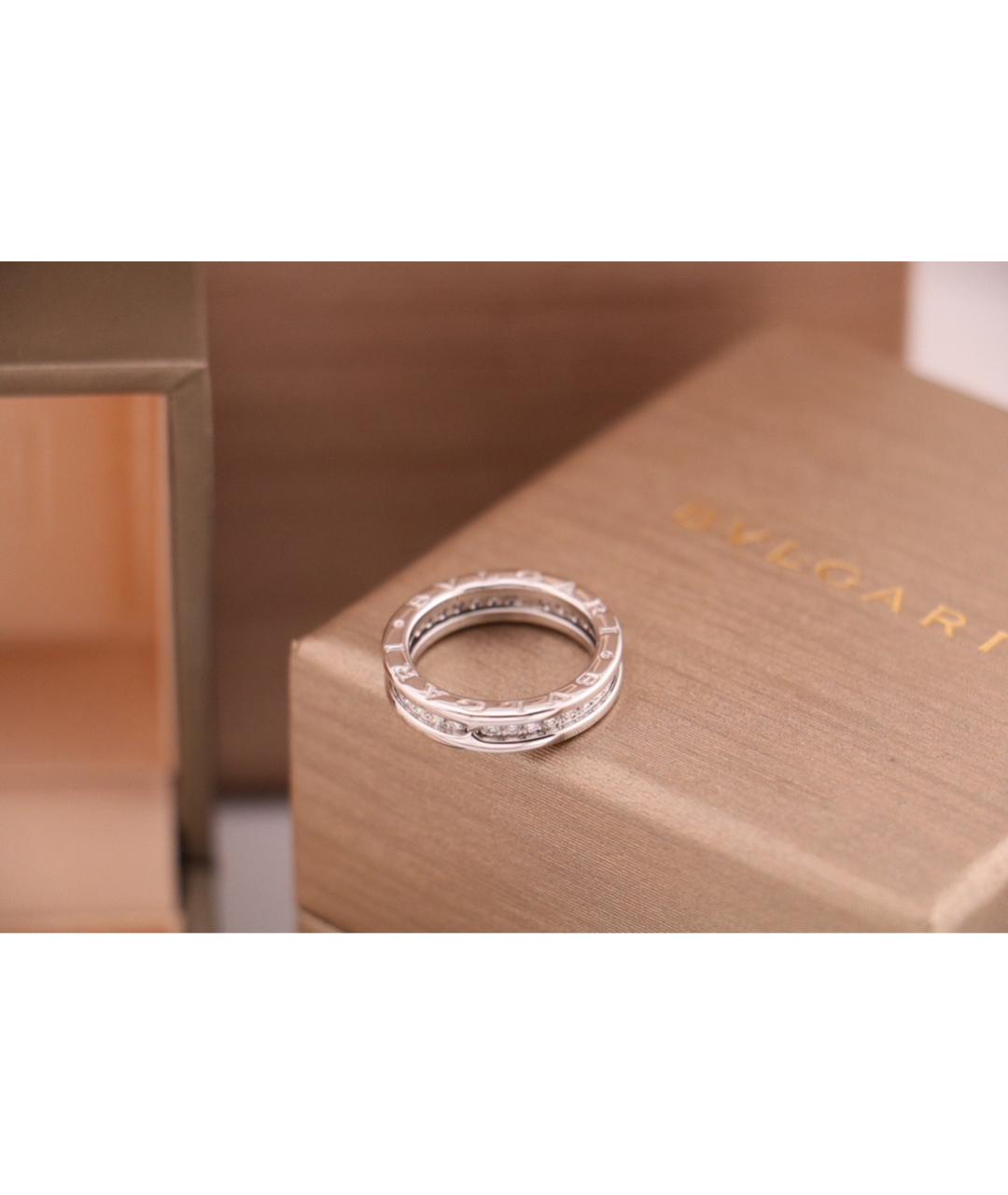 BVLGARI Серебряное кольцо из белого золота, фото 4