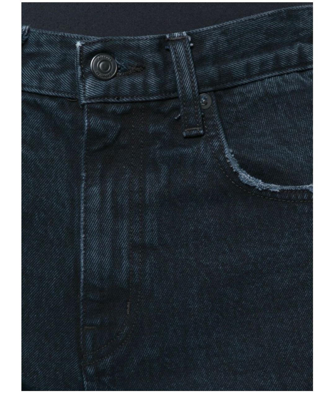 PROENZA SCHOULER Темно-синие хлопко-эластановые джинсы клеш, фото 4