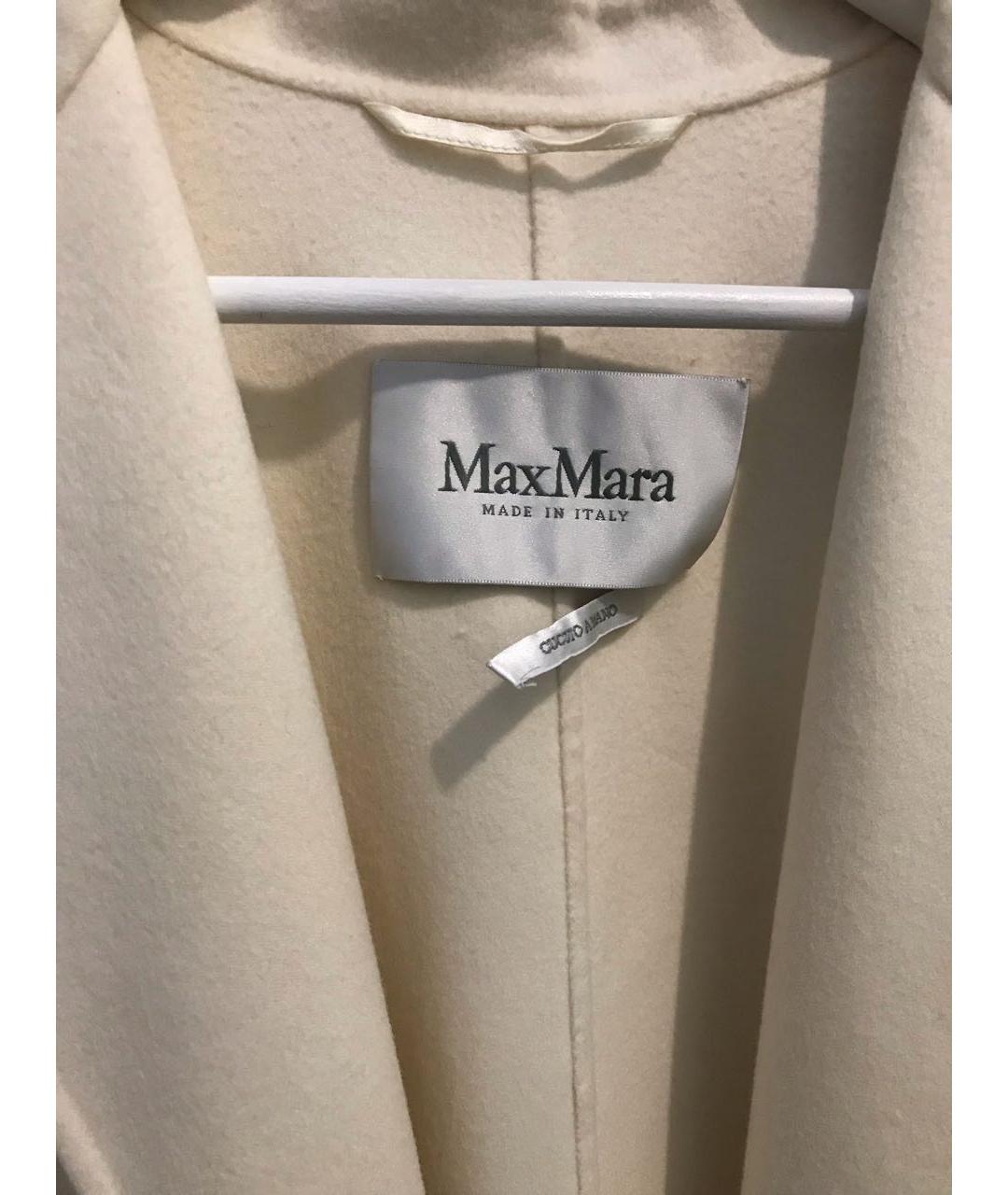 MAX MARA Белое пальто, фото 3