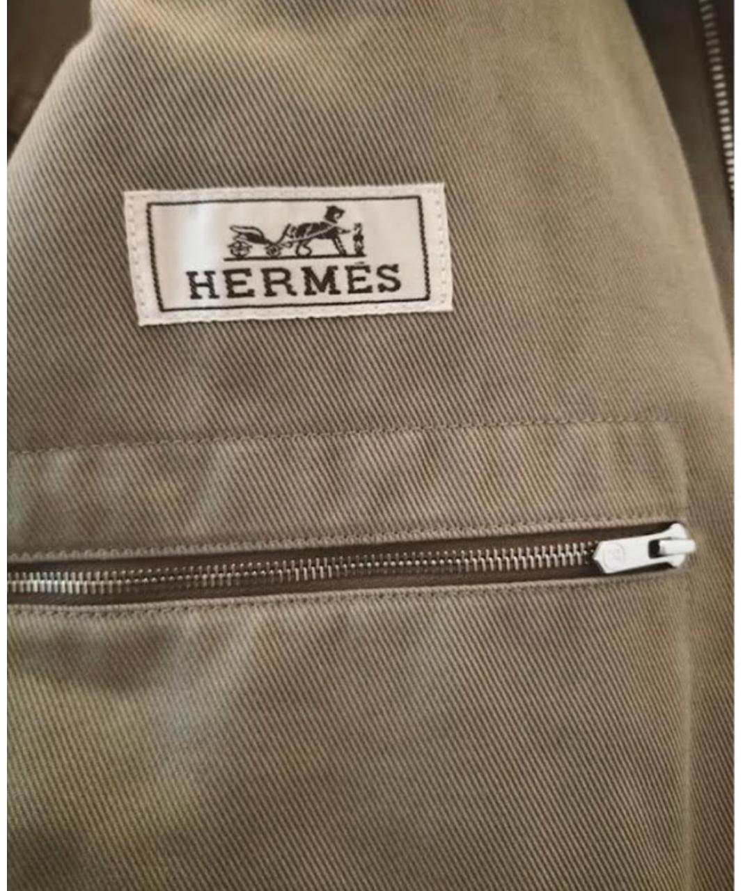 HERMES Хлопковая куртка, фото 3