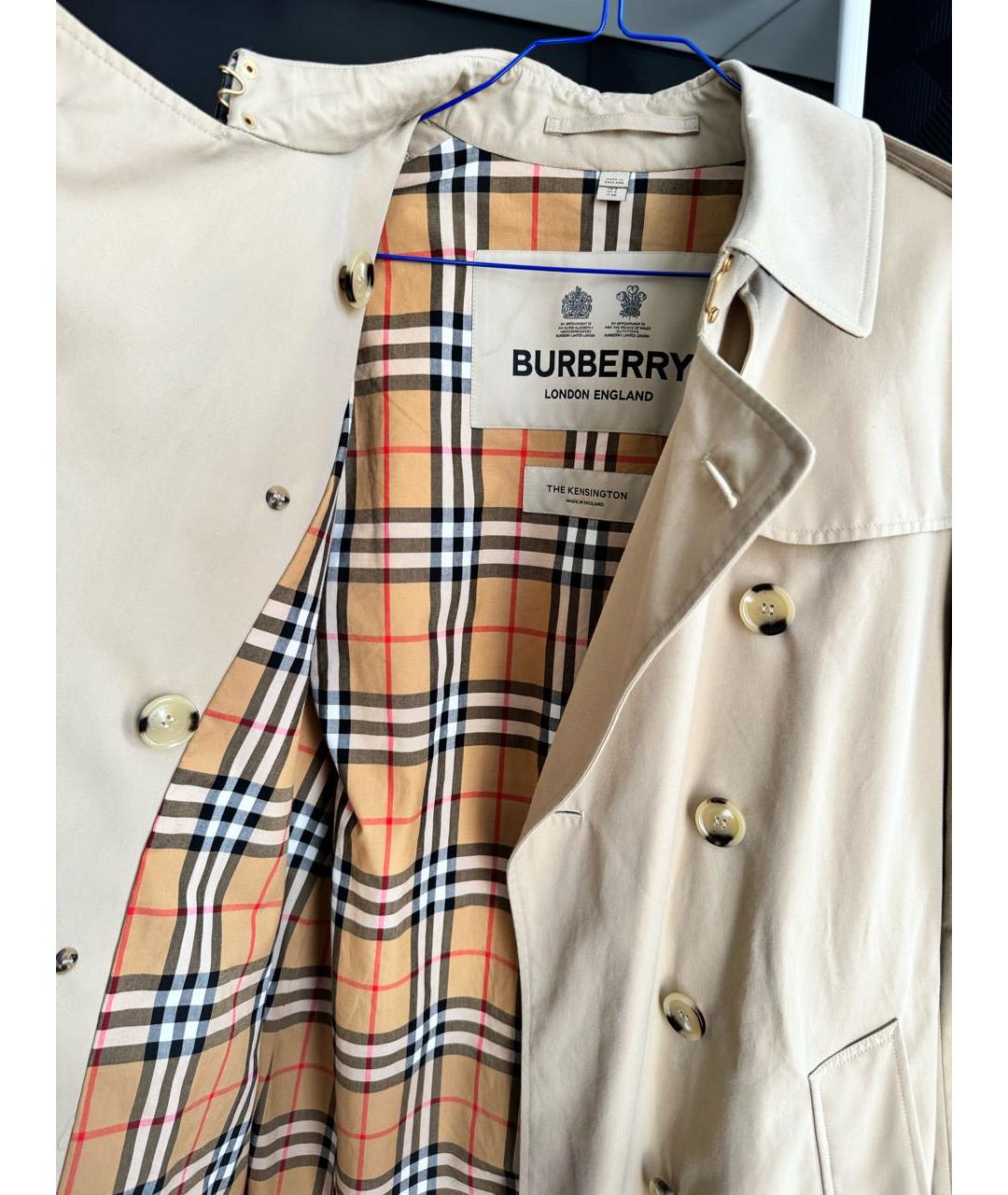 Burberry trench coat logo online