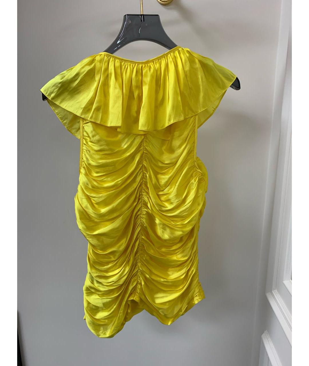 RALPH LAUREN COLLECTION Желтая блузы, фото 4