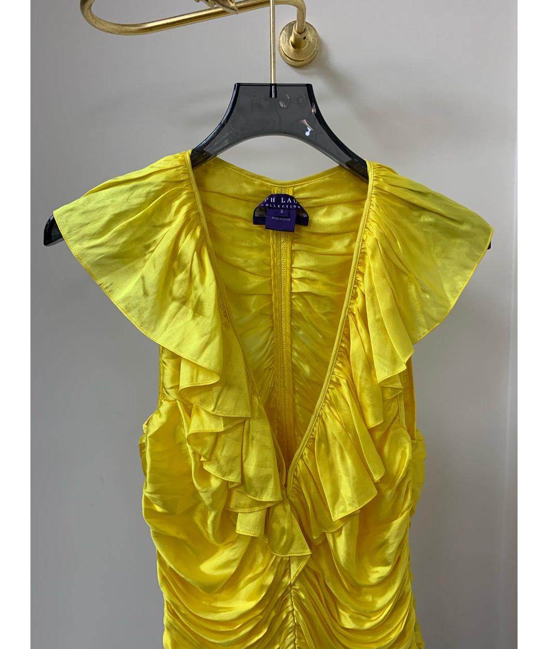 RALPH LAUREN COLLECTION Желтая блузы, фото 2