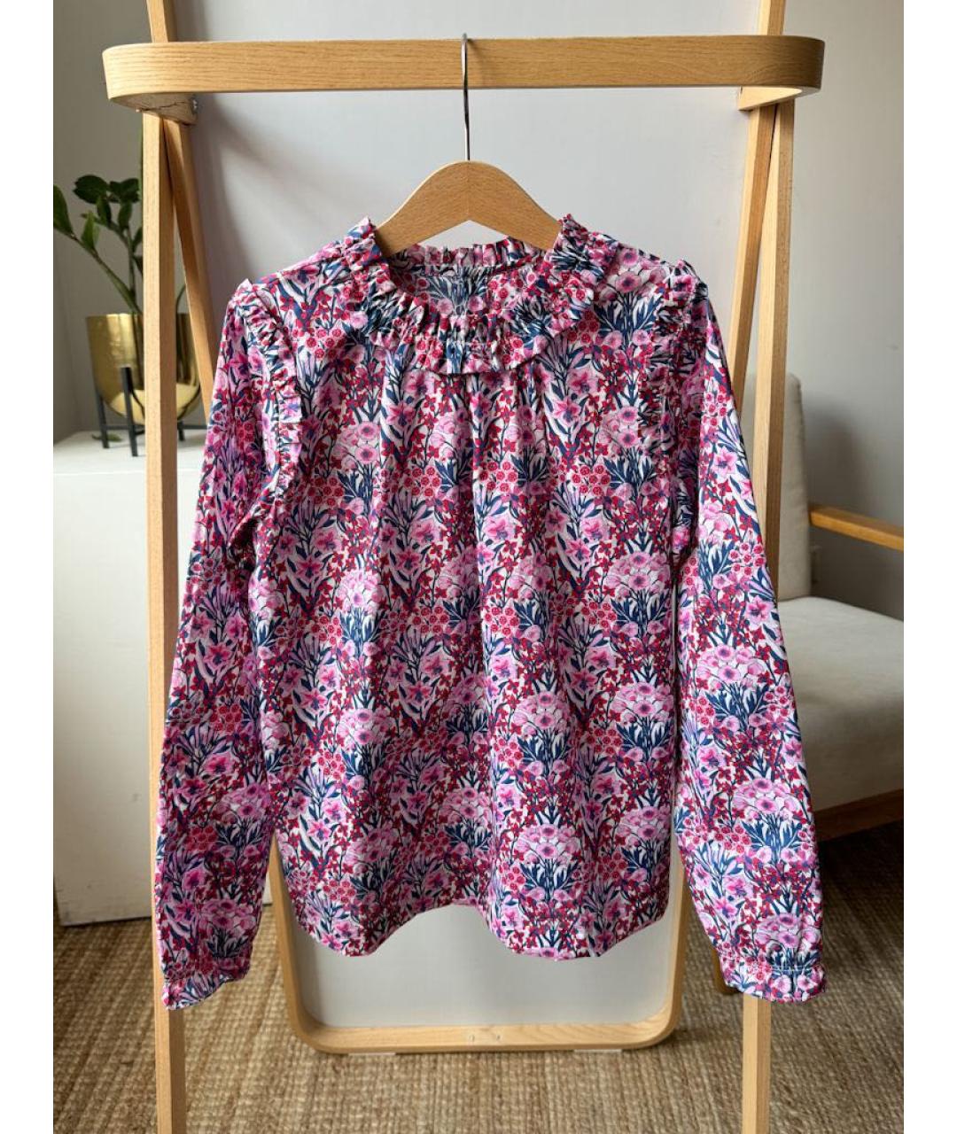 JACADI Фиолетовая хлопковая рубашка/блузка, фото 7