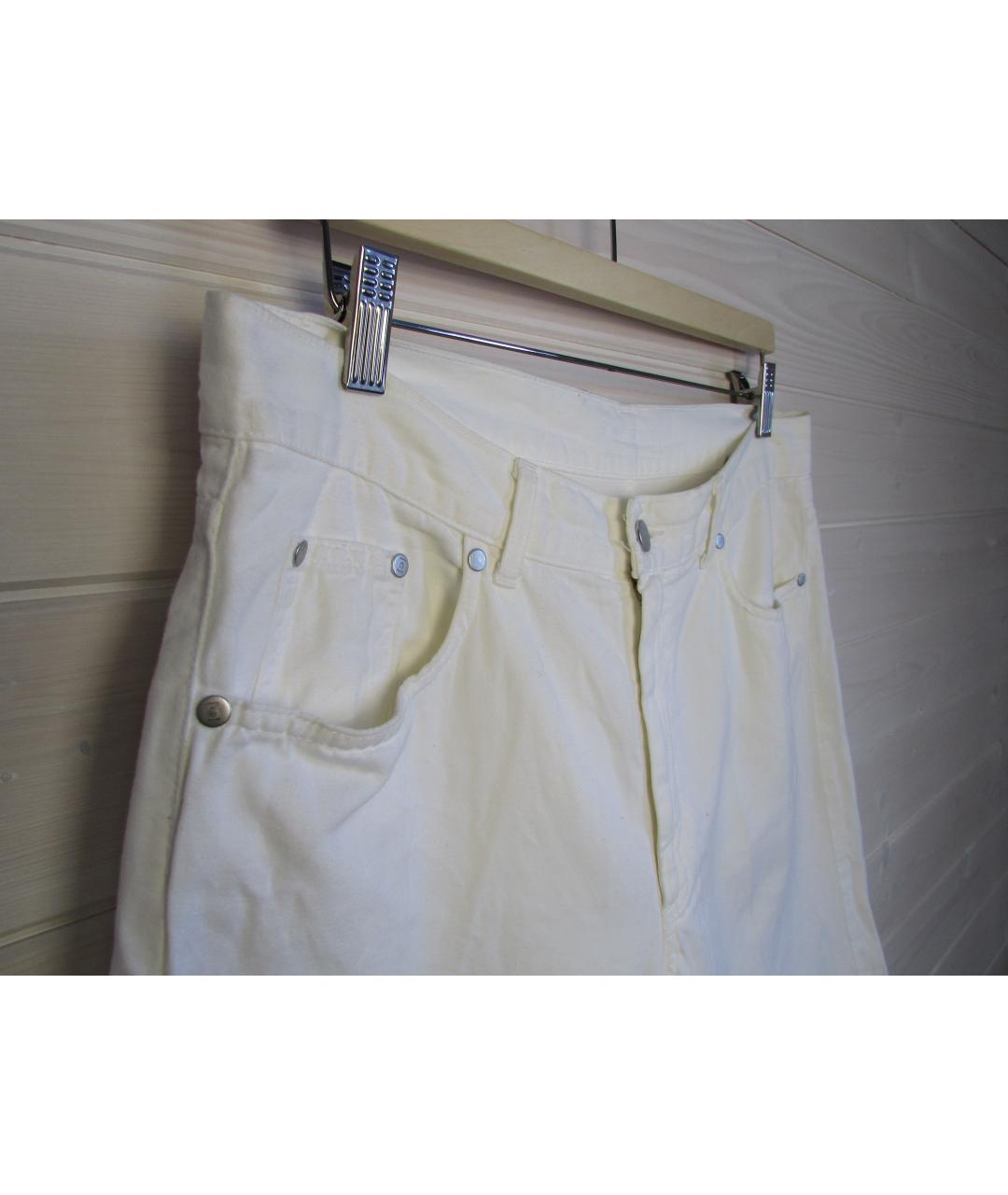 CANALI Белые хлопковые шорты, фото 2