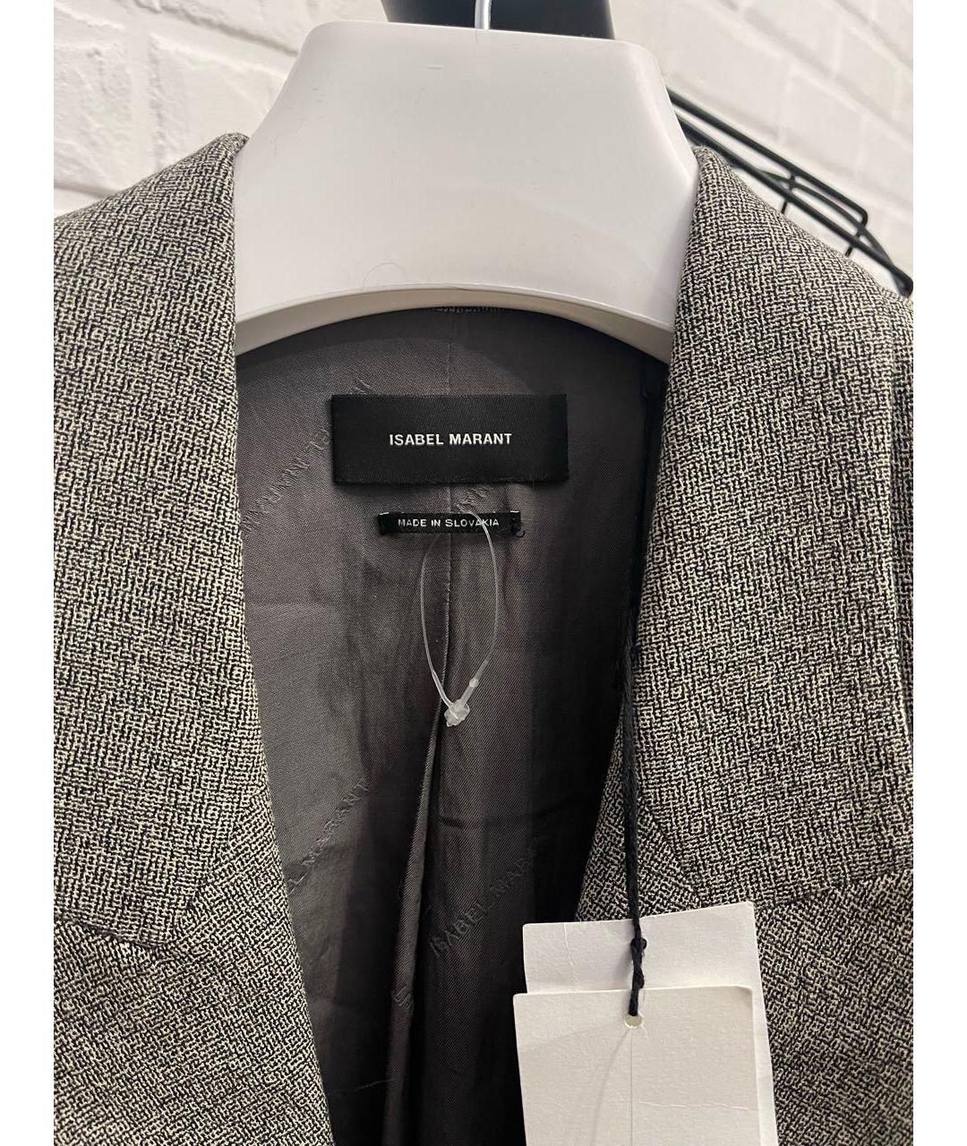 ISABEL MARANT Серый вискозный жакет/пиджак, фото 3