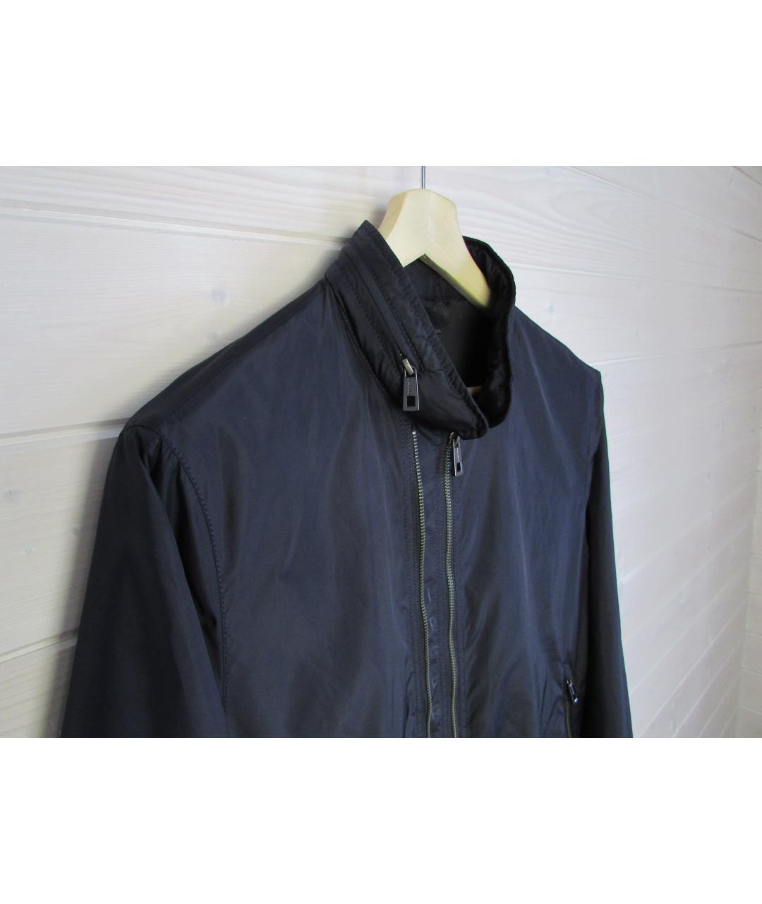KARL LAGERFELD Темно-синяя синтетическая куртка, фото 2