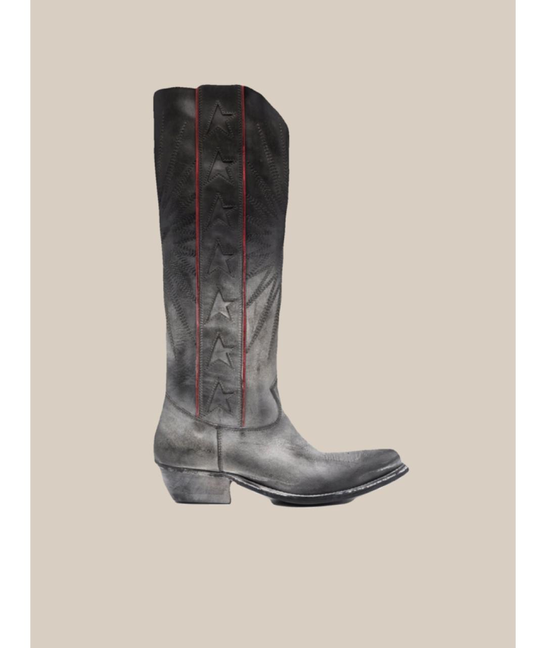 GOLDEN GOOSE DELUXE BRAND Серые сапоги, фото 2