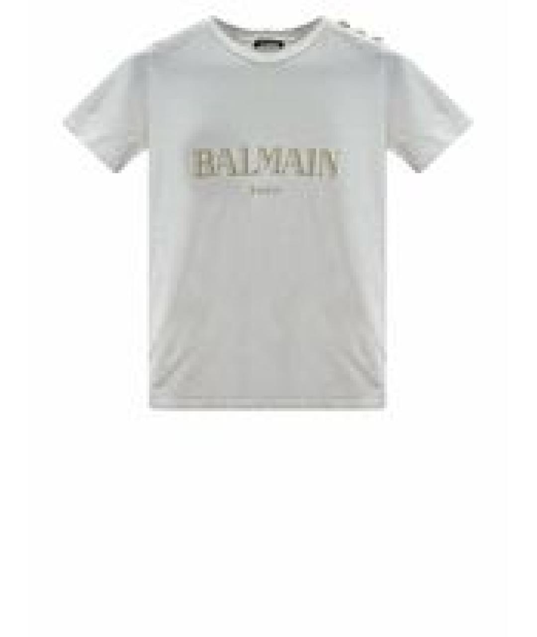 BALMAIN Белая футболка, фото 1