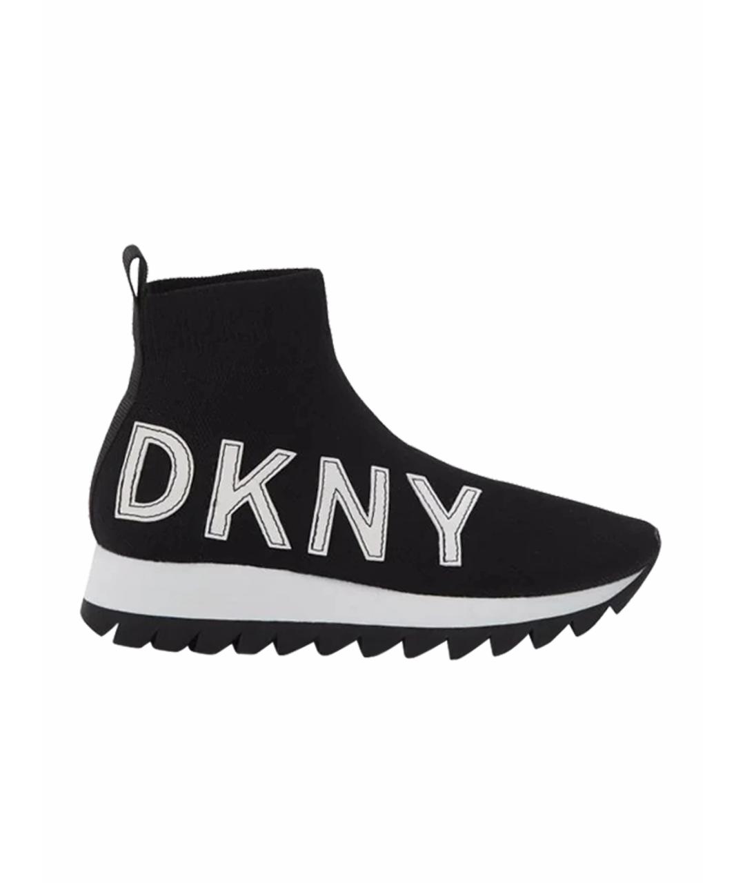 DKNY Черные текстильные кеды, фото 1