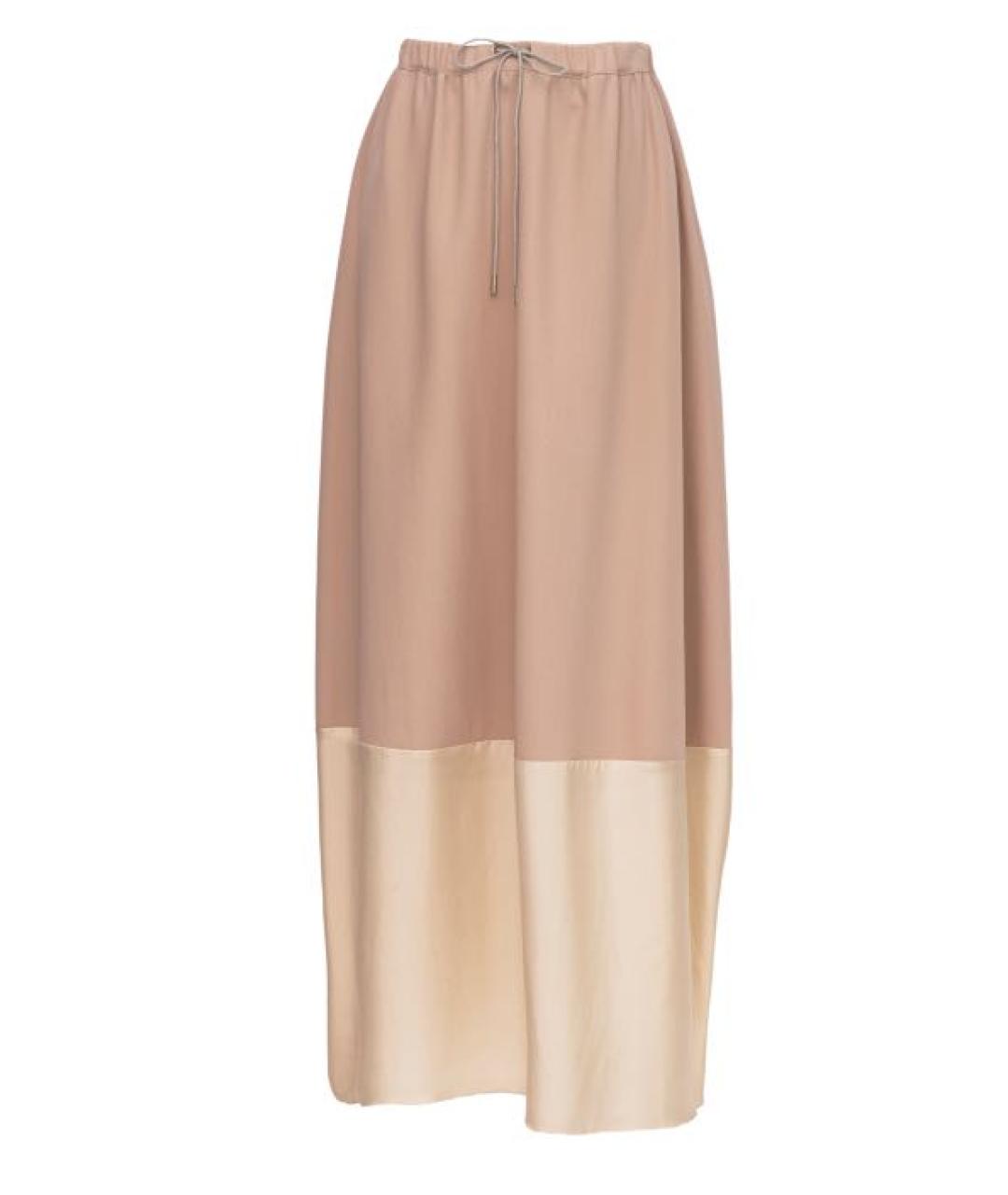 FABIANA FILIPPI Бежевая шерстяная юбка макси, фото 1