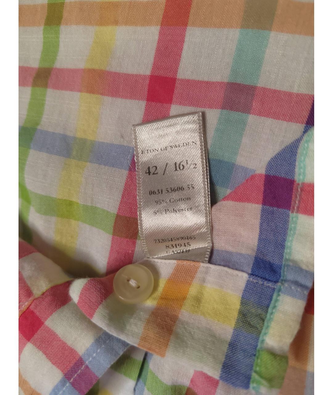 ETON Мульти хлопковая кэжуал рубашка, фото 5