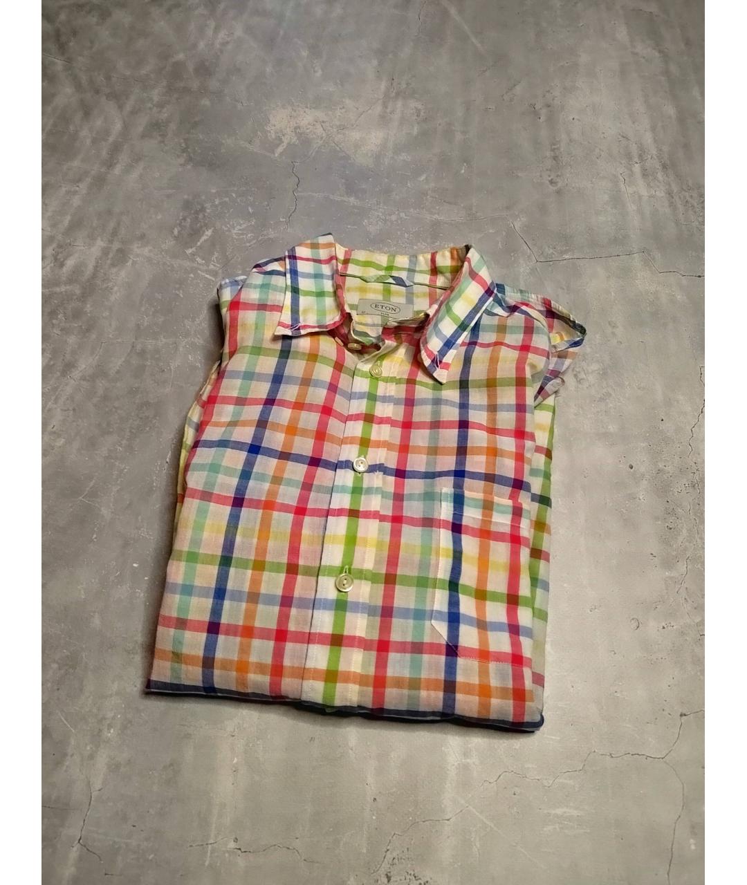 ETON Мульти хлопковая кэжуал рубашка, фото 8