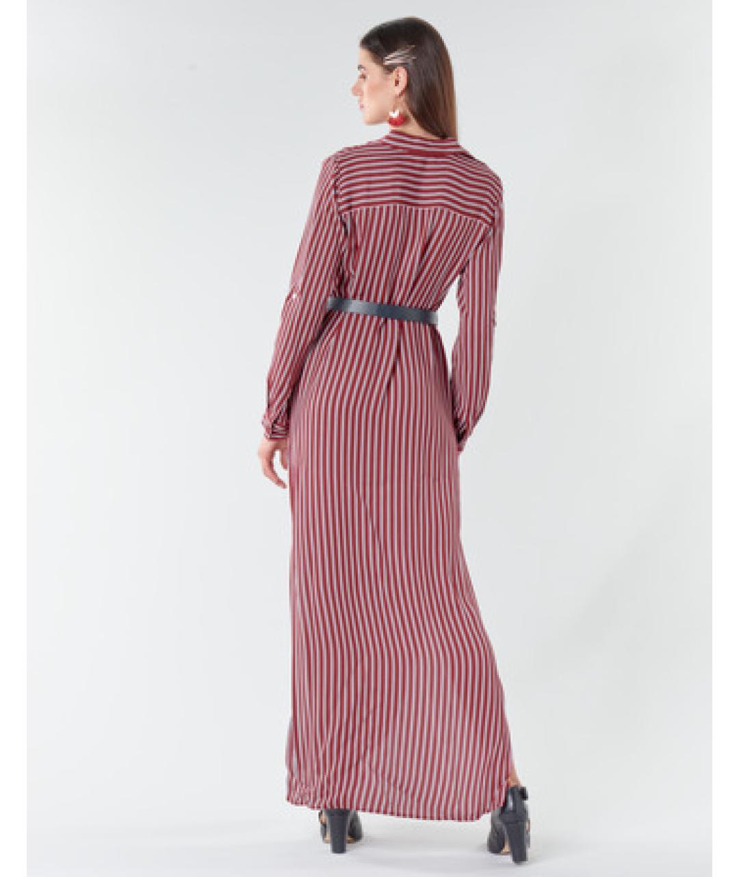 MICHAEL KORS Бордовое вискозное повседневное платье, фото 3