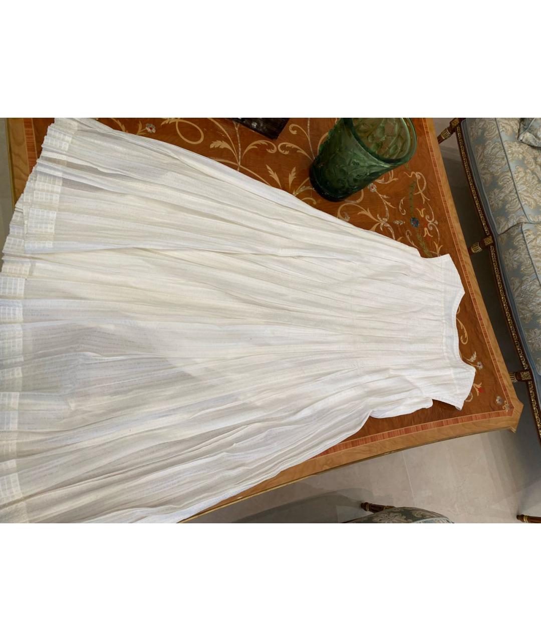 CHANEL PRE-OWNED Белое повседневное платье, фото 7