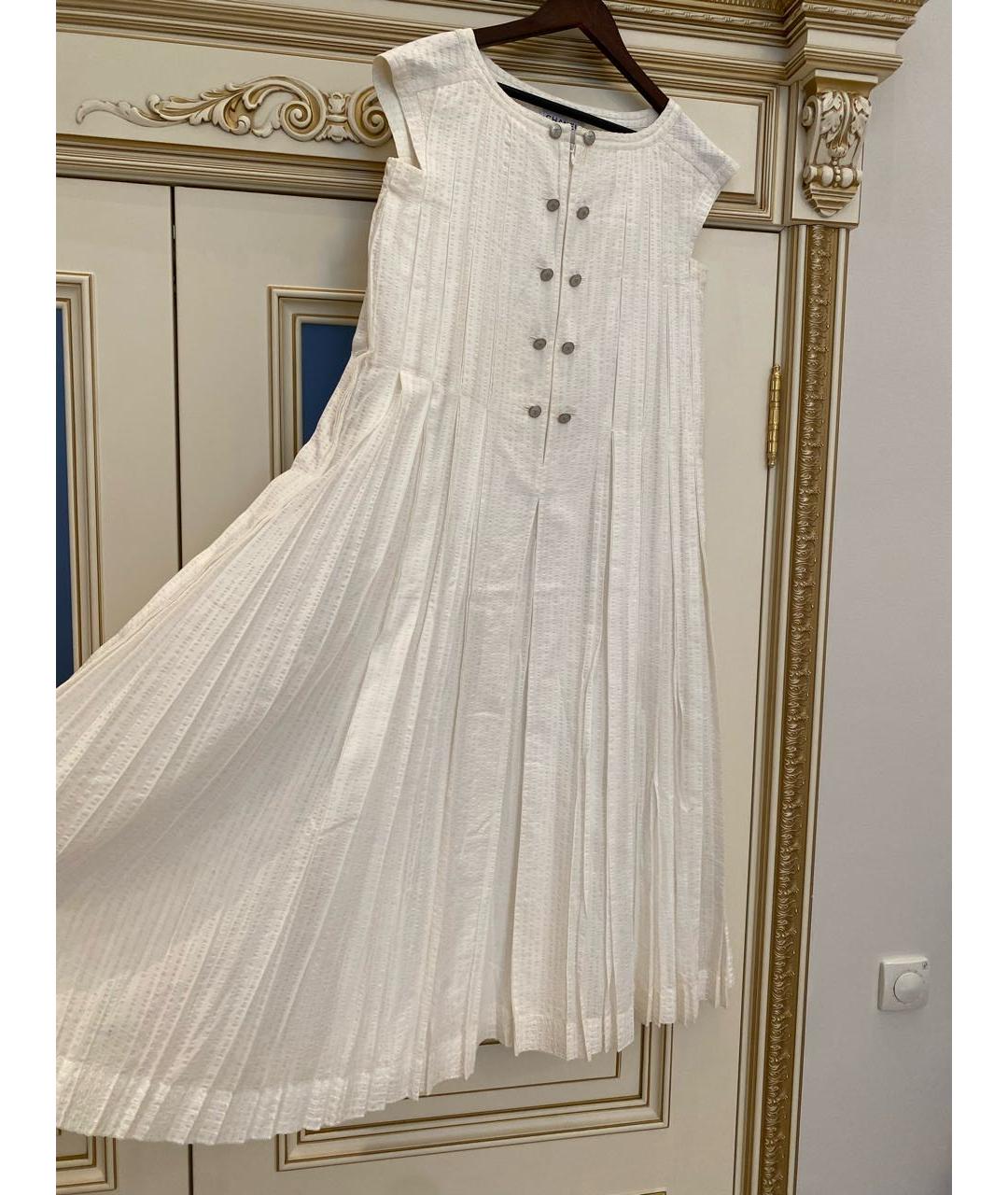 CHANEL PRE-OWNED Белое повседневное платье, фото 2