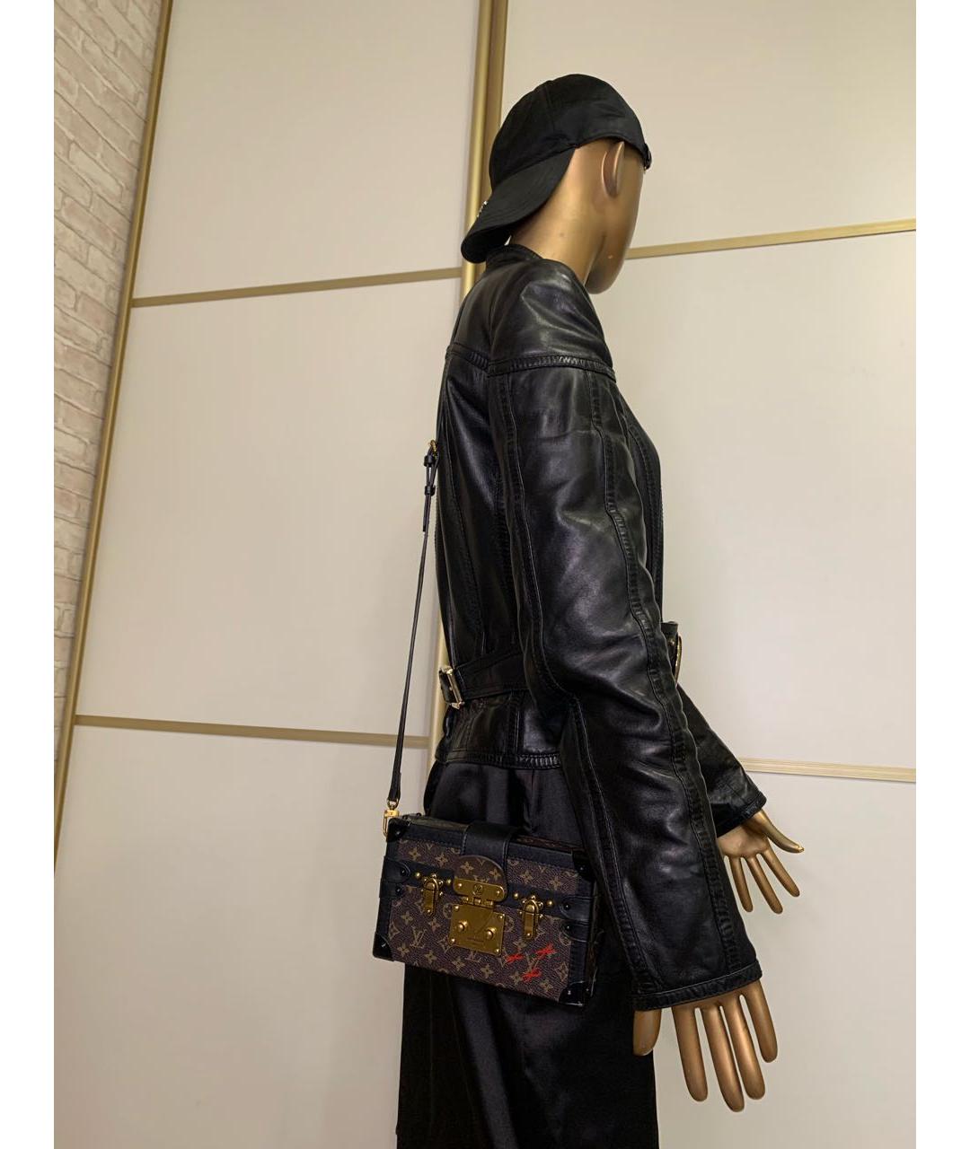 GUCCI Черная кожаная куртка, фото 3