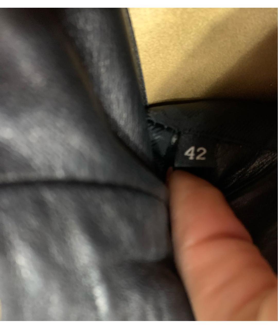 GUCCI Черная кожаная куртка, фото 7