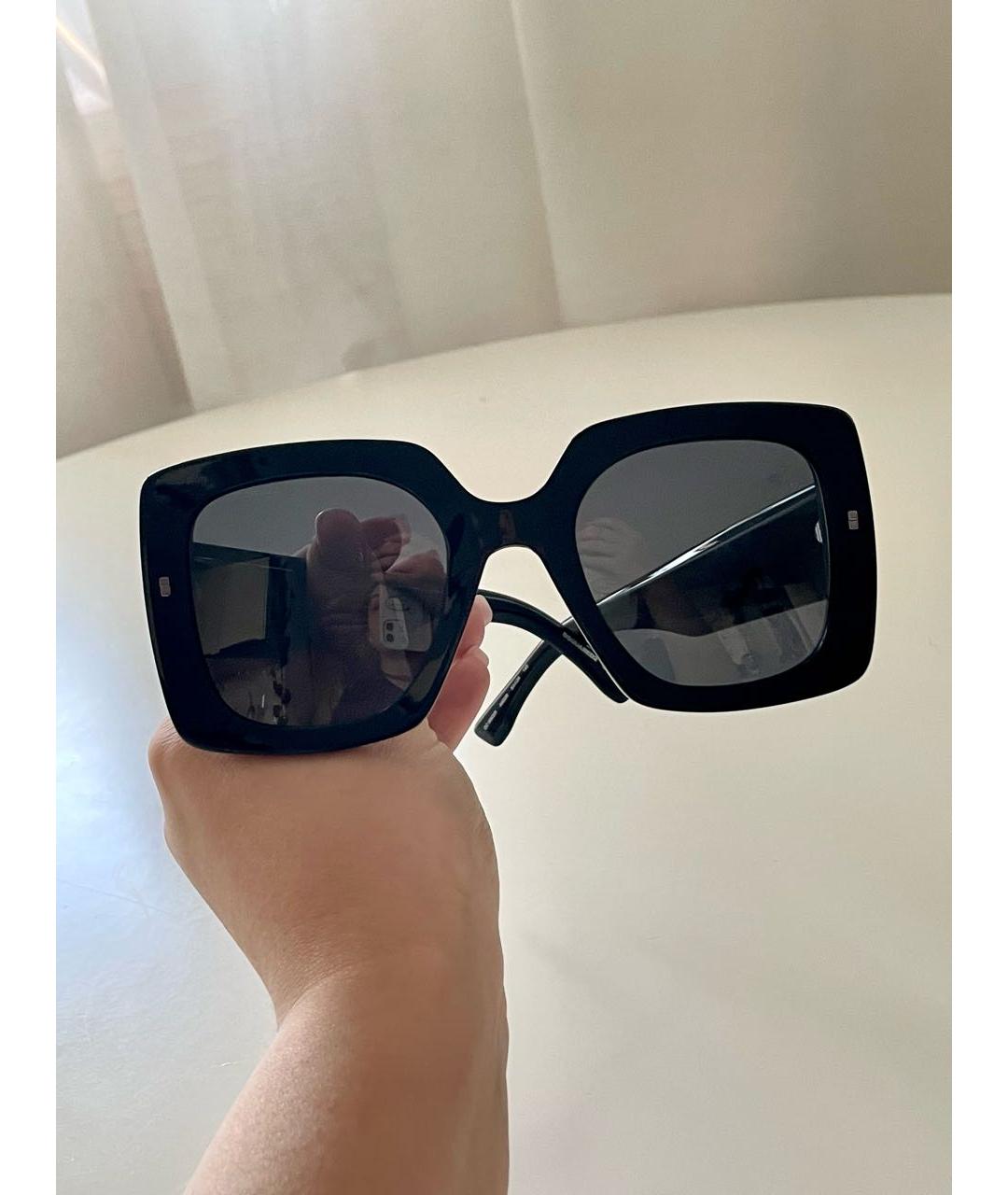 DSQUARED2 Черные пластиковые солнцезащитные очки, фото 4