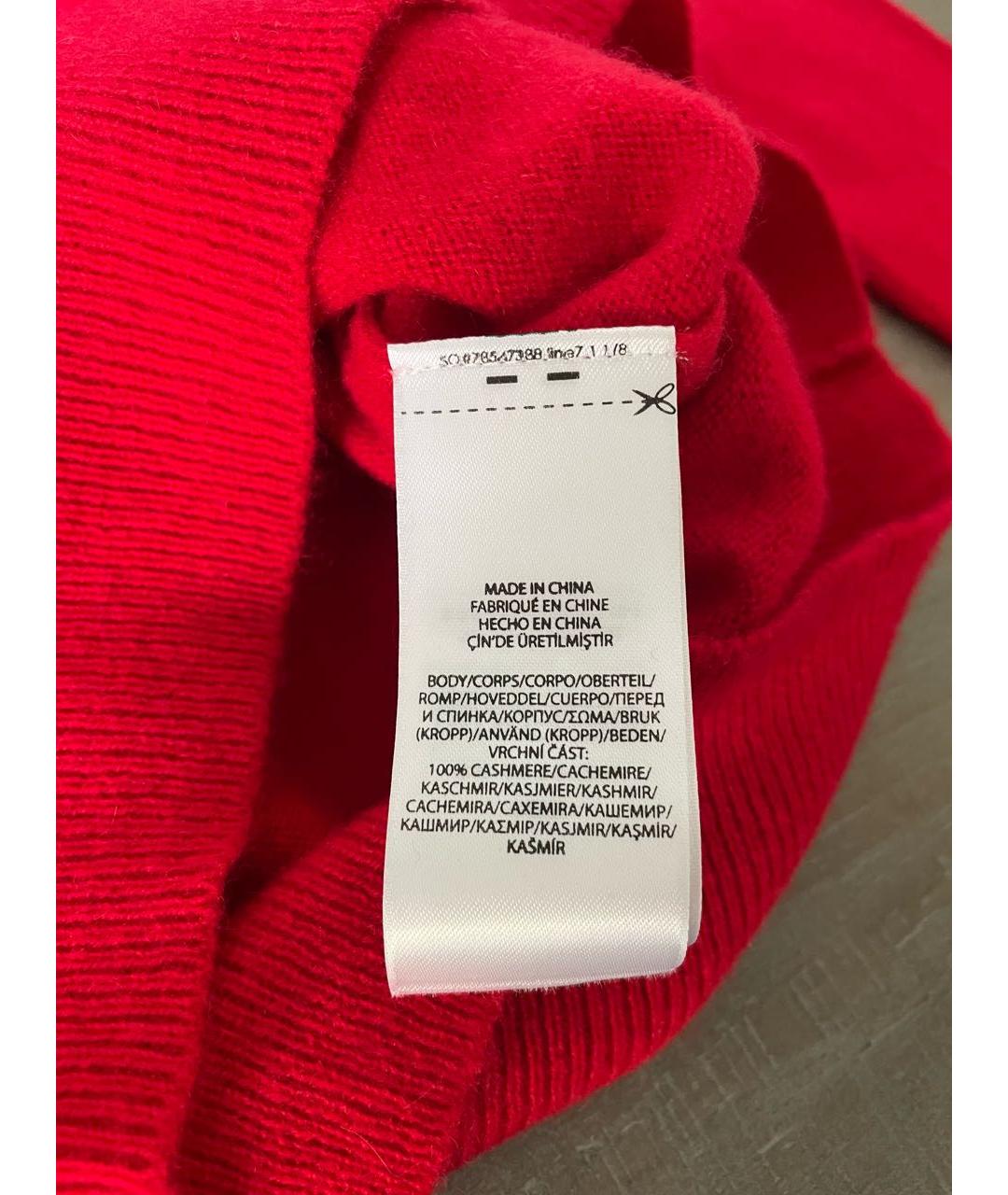 POLO RALPH LAUREN Красная кашемировая водолазка, фото 7