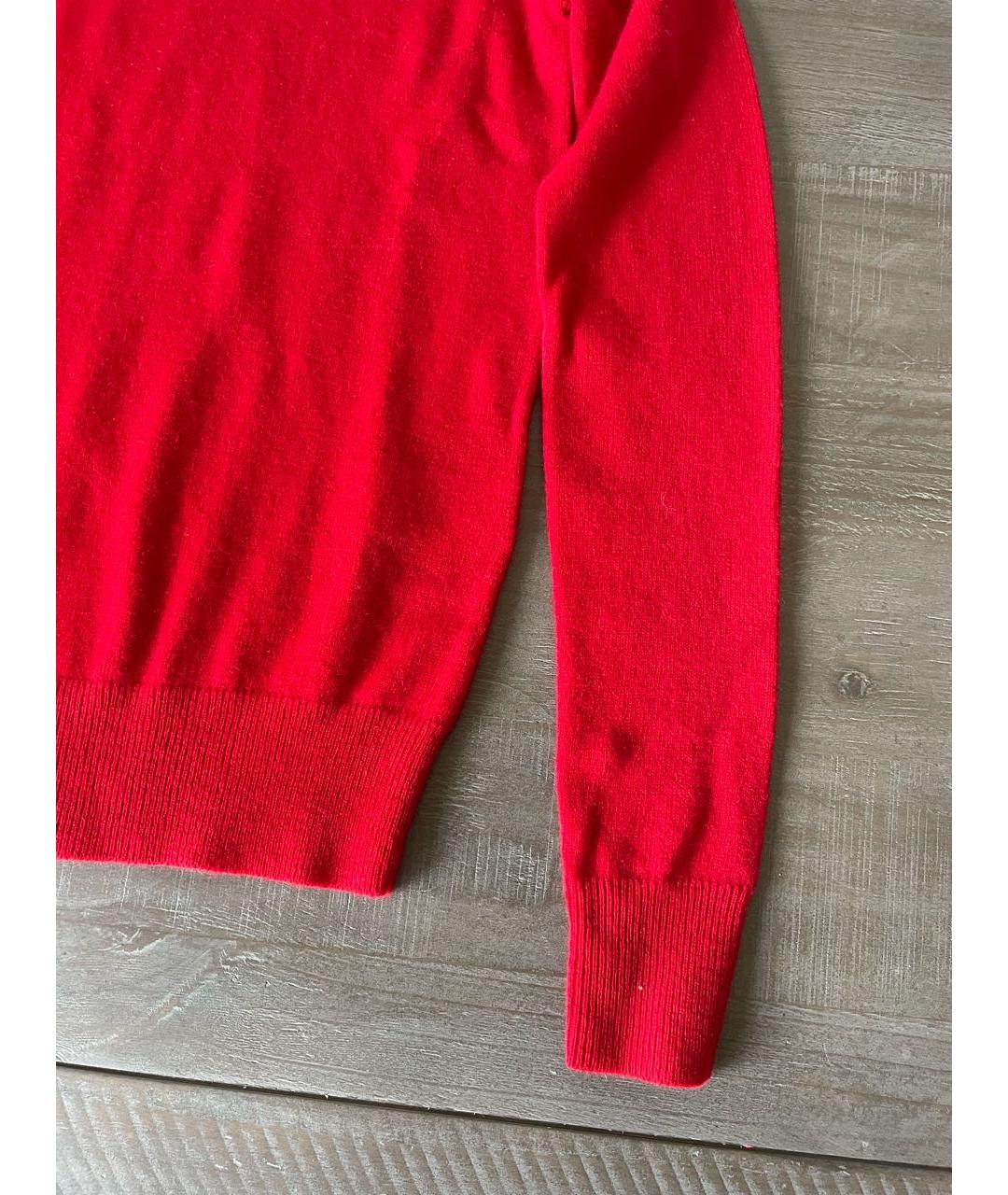 POLO RALPH LAUREN Красная кашемировая водолазка, фото 3