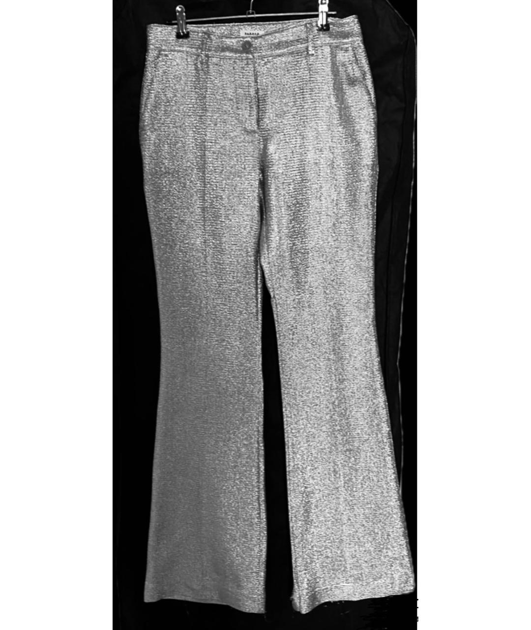 P.A.R.O.S.H. Серебрянный ацетатный костюм с брюками, фото 2