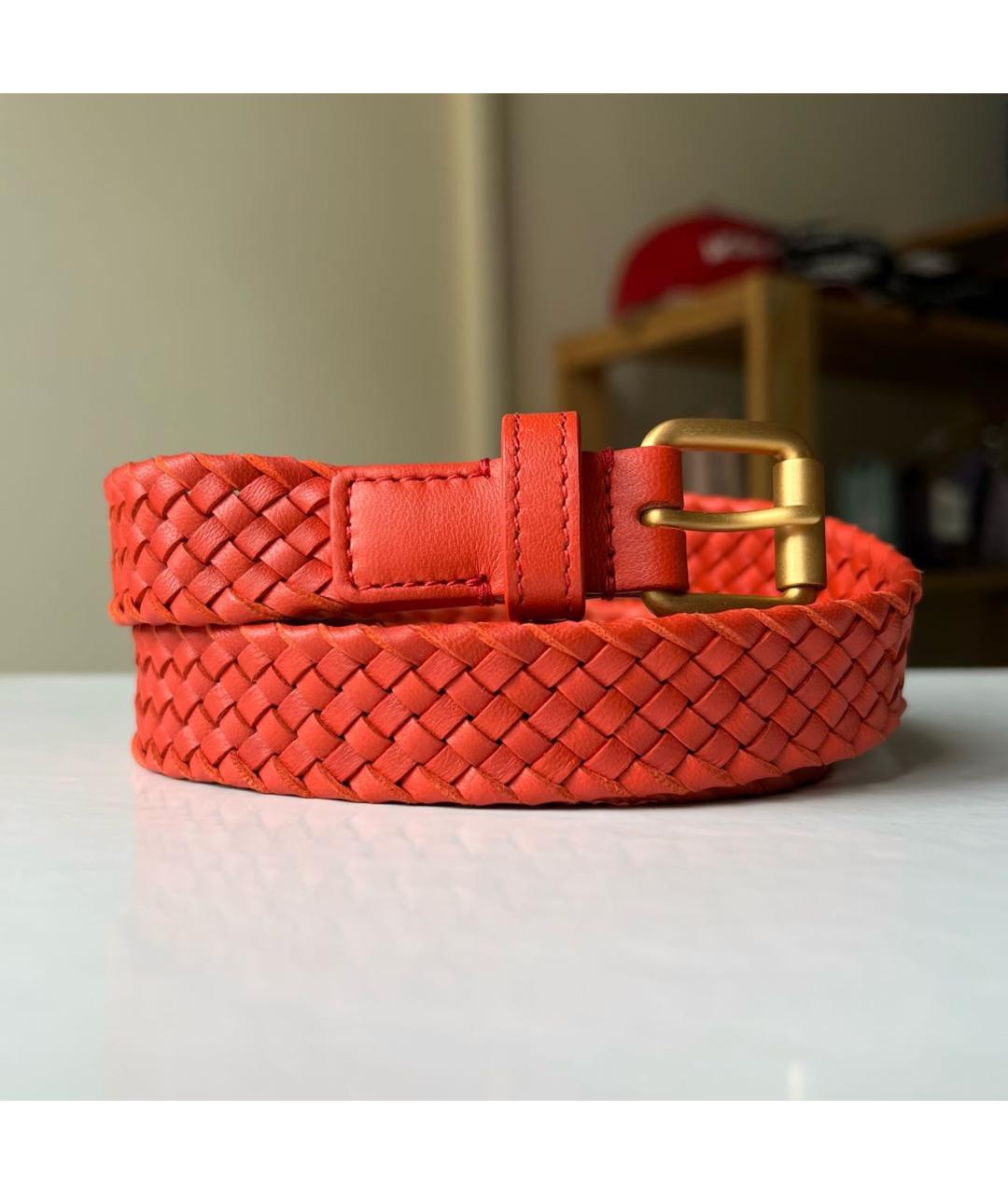 BOTTEGA VENETA Кожаный ремень, фото 8