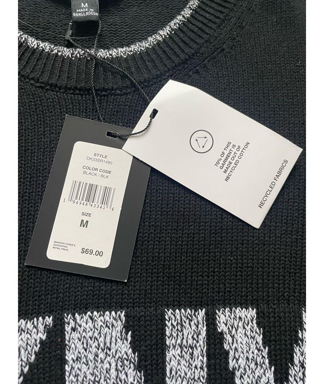 DKNY Черный хлопковый джемпер / свитер, фото 5