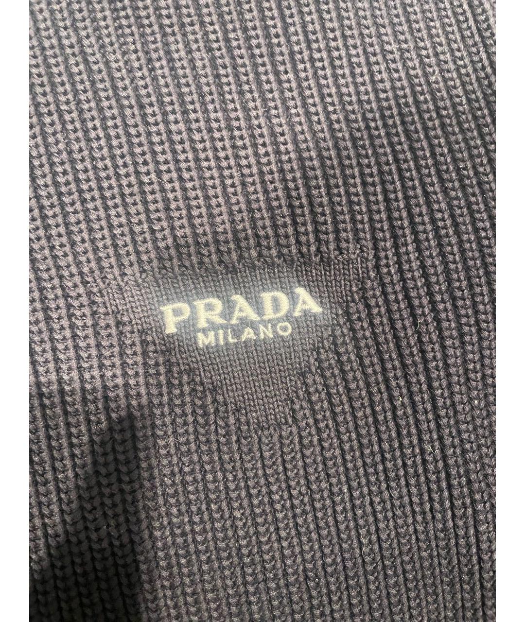 PRADA Темно-синий джемпер / свитер, фото 2