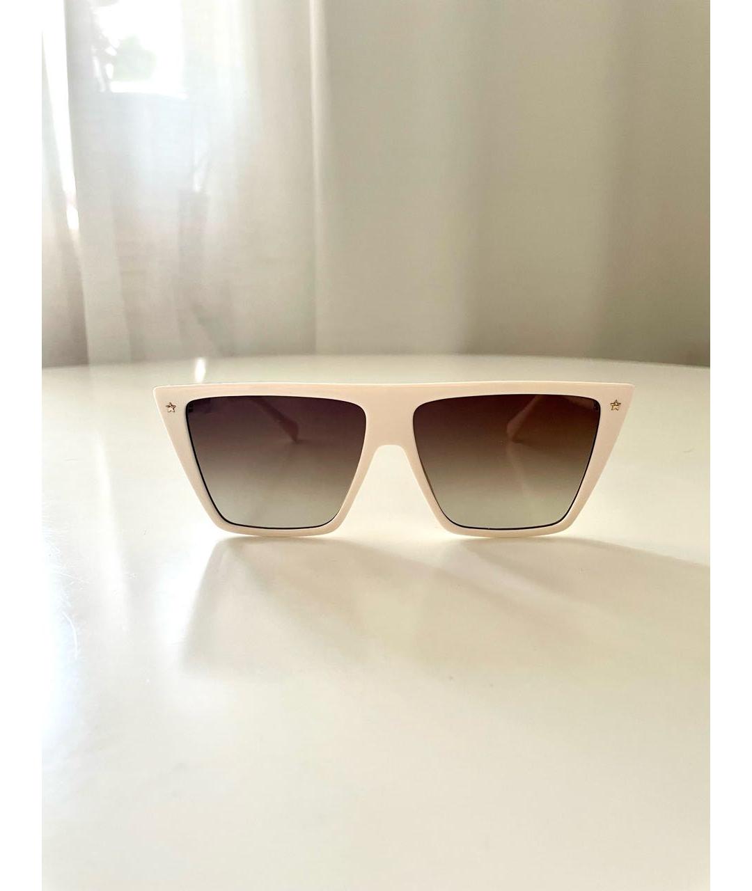 CHIARA FERRAGNI Белые пластиковые солнцезащитные очки, фото 9