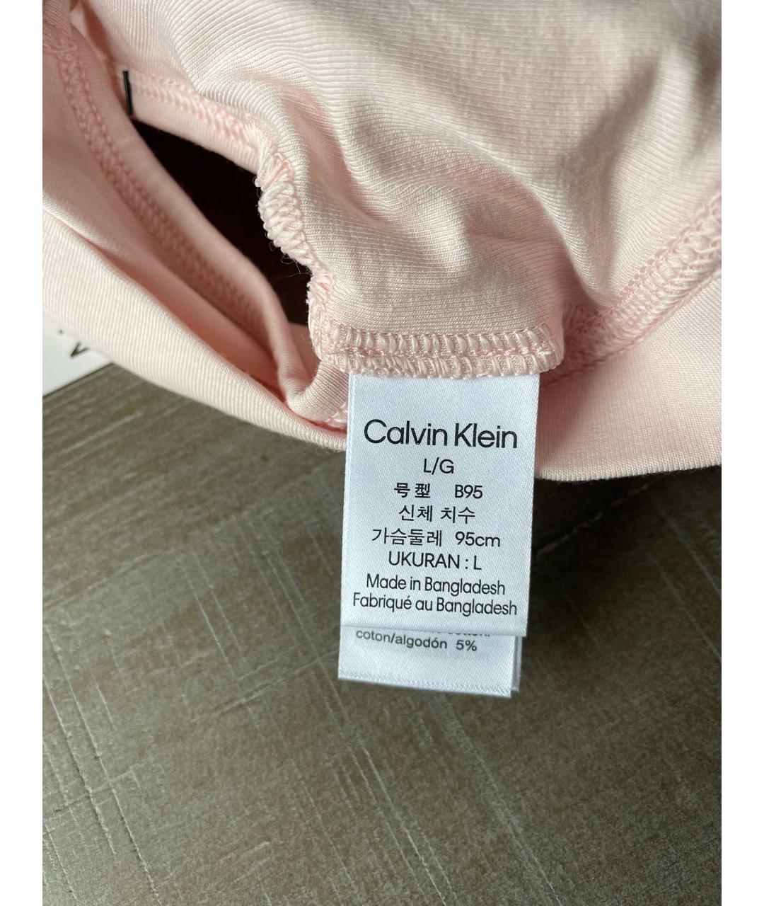 CALVIN KLEIN Розовый бюстгалтеры, фото 6