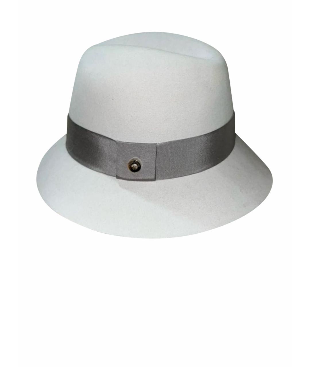 LORO PIANA Серая кашемировая шляпа, фото 1