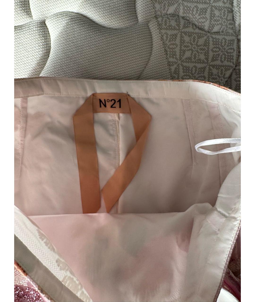 NO. 21 Розовая юбка миди, фото 3