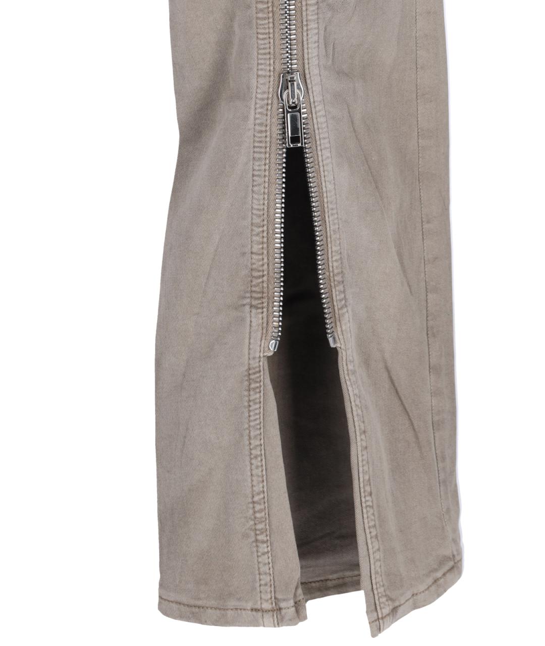 RICK OWENS DRKSHDW Бежевые прямые джинсы, фото 5