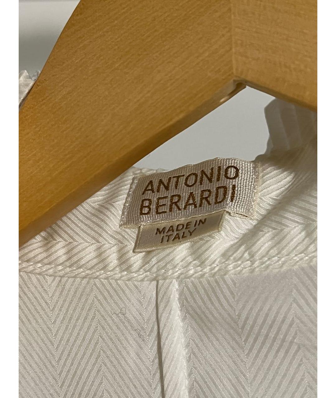 ANTONIO BERARDI Белая рубашка, фото 4