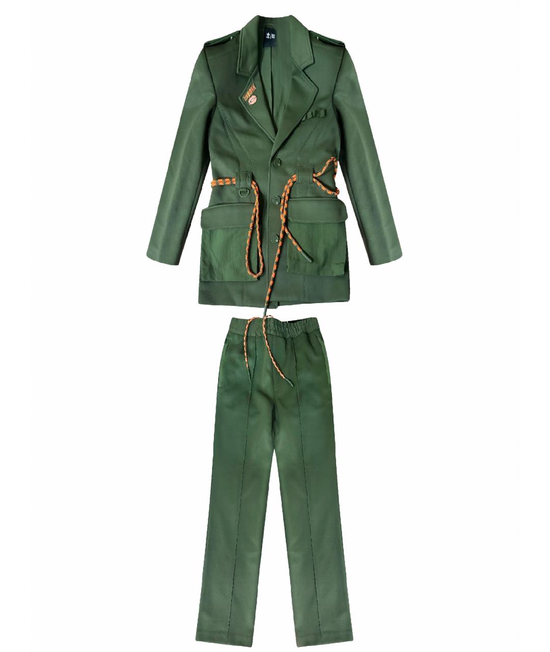 ADIDAS Зеленый костюм с брюками, фото 1