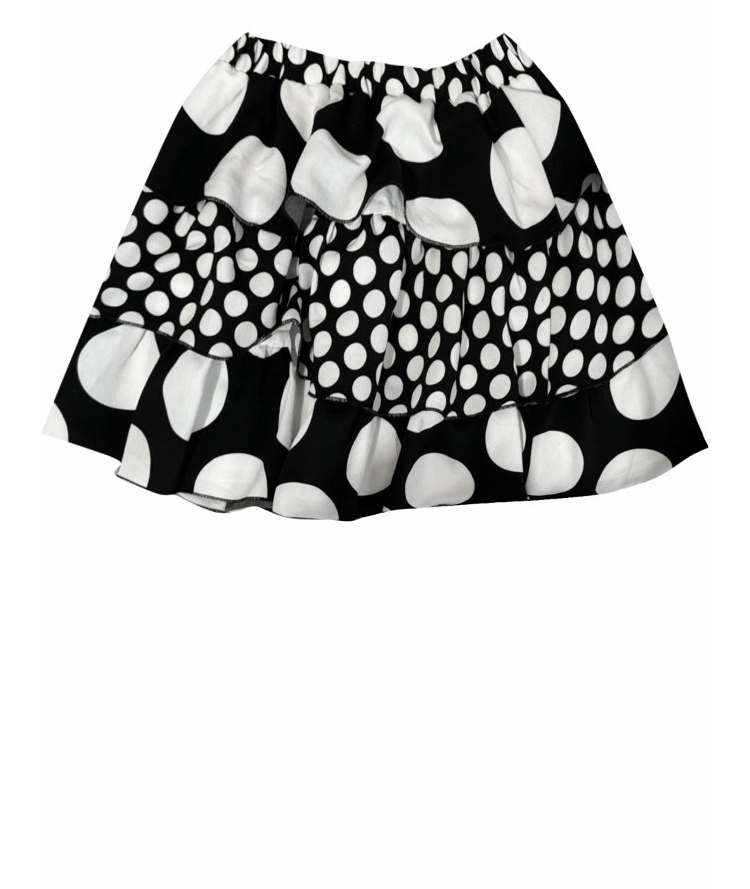 MSGM Черная вискозная юбка, фото 1