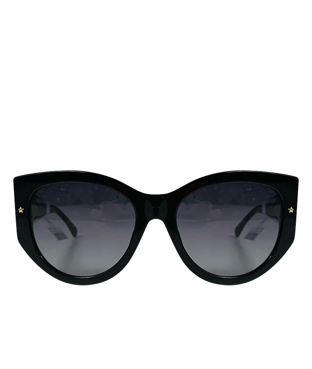 CHIARA FERRAGNI Черные пластиковые солнцезащитные очки, фото 1