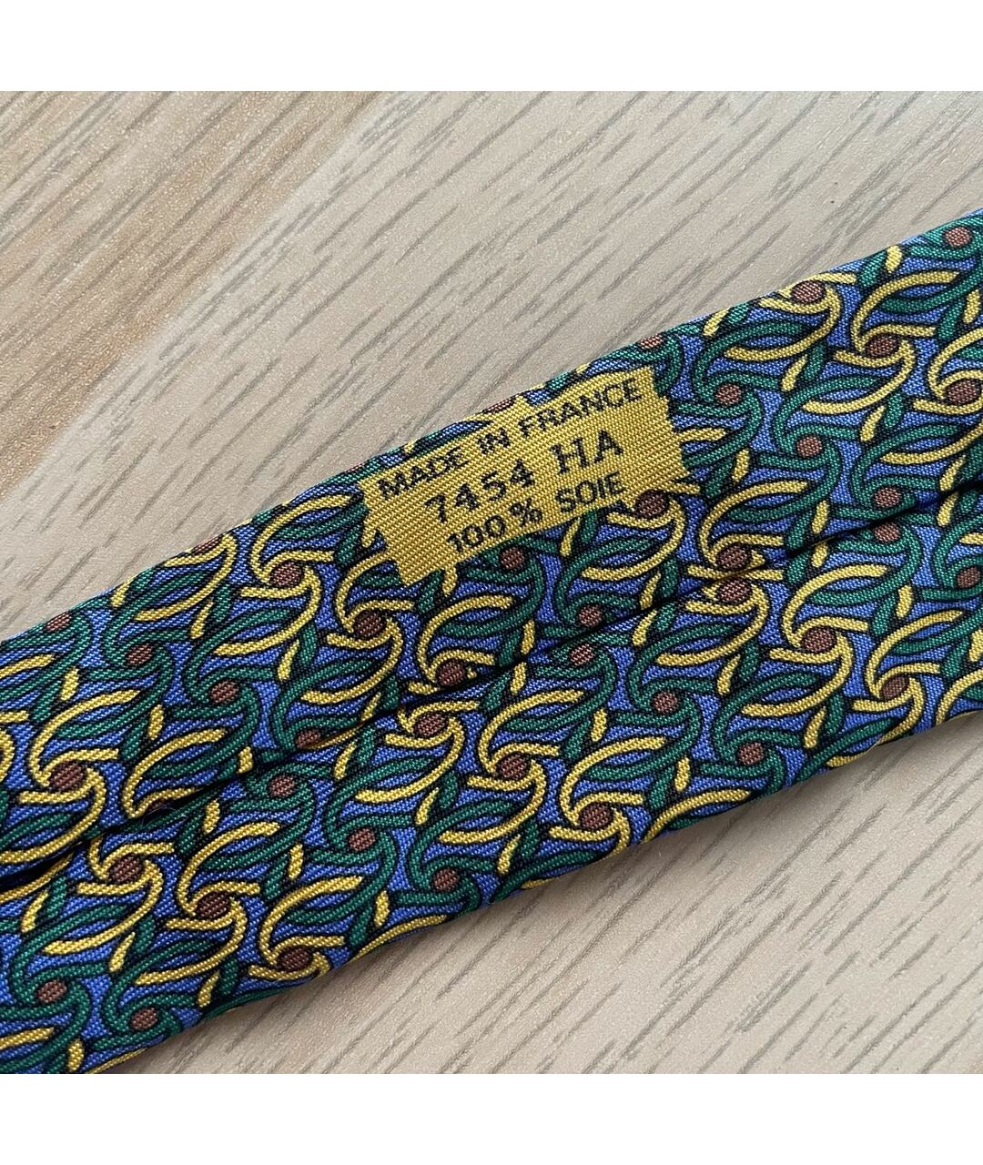 HERMES PRE-OWNED Мульти шелковый галстук, фото 6